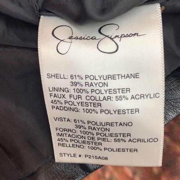 SzS 7/8 Jessica Simpson Black Jacket - Picture 6 of 6
